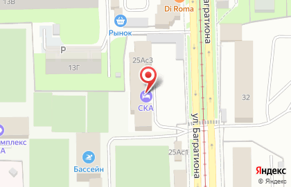 СКА на улице Багратиона на карте