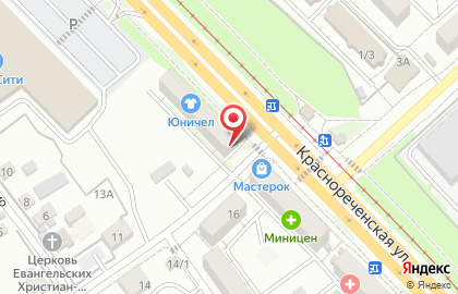Частная охранная организация Аракс на Краснореченской улице на карте