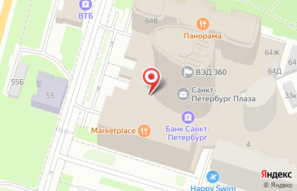 Лизинговая компания Санкт-Петербург на Малоохтинском проспекте на карте
