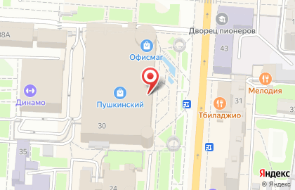 Ювелирный салон Московский Ювелирный Завод на улице Ленина на карте