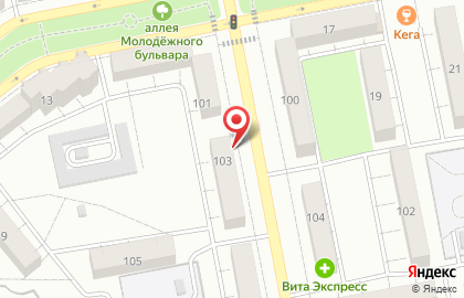 Продуктовый магазин eda & Voda на карте