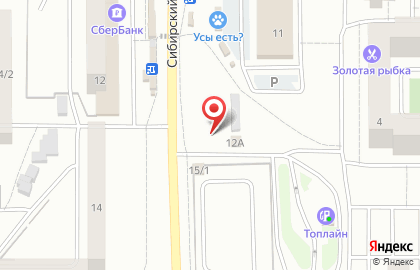 Производственно-сервисная фирма Твоё Окно на Сибирском проспекте на карте