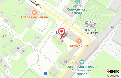Ресторан Бухта в Нижегородском районе на карте