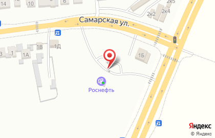 АЗС Роснефть на Самарской улице на карте