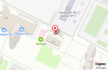 Радуга на улице Введенского на карте