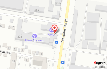 Производственно-монтажная компания Европласт на Театральной улице на карте