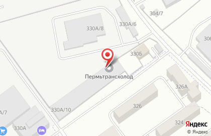 Торгово-сервисная компания Пермьтрансхолод в Индустриальном районе на карте
