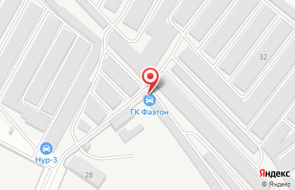 Фаэтон на улице Железнодорожников на карте