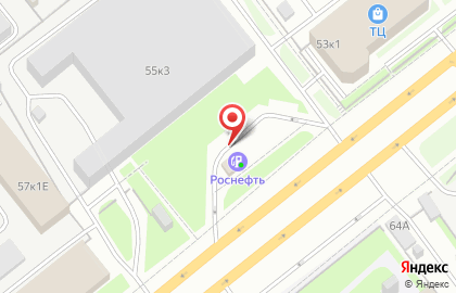 Роснефть на метро Бухарестская на карте