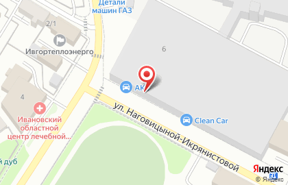 Автосервис в Иваново на карте