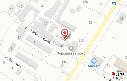 Евромет на улице Олеко Дундича на карте
