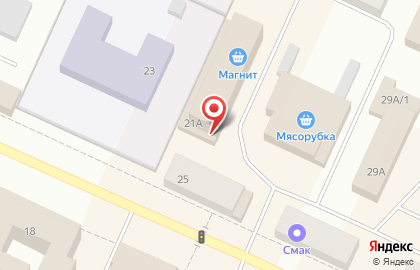 Супермаркет Магнит на Советской улице на карте