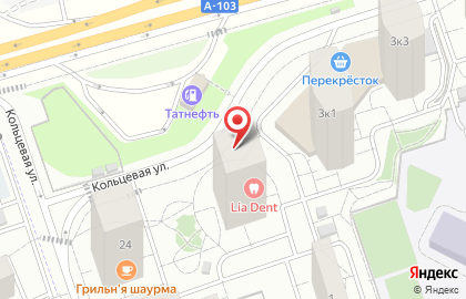 Форема на Кольцевой улице на карте