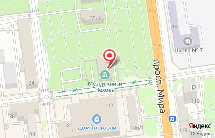 Литературно-художественный музей книги А.П. Чехова Остров Сахалин на карте