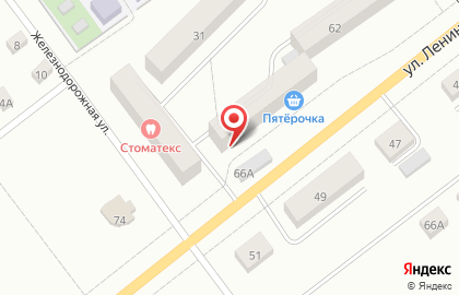 Участковый пункт полиции №11 на улице Ленина на карте