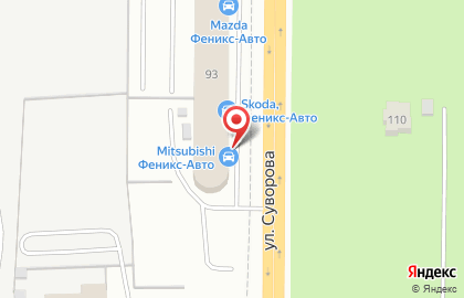 Автотехцентр Феникс-Авто Премиум Subaru на улице Суворова на карте