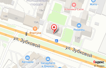 Автомагазин-салон Магнит Авто на улице Зубковой на карте