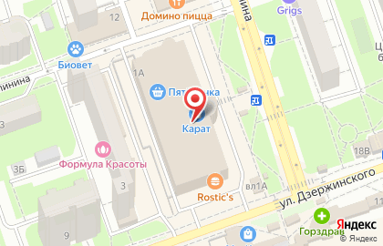 Универсам Fix Price на улице Ленина на карте