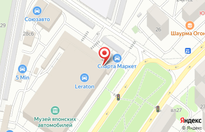 Автоателье в Москве на карте