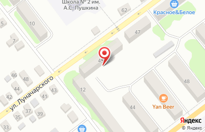 Продуктовый магазин в Брянске на карте