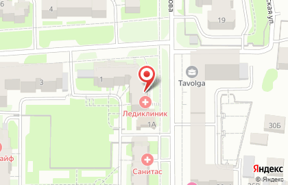 Школа танцев Луч в Чебоксарах на карте