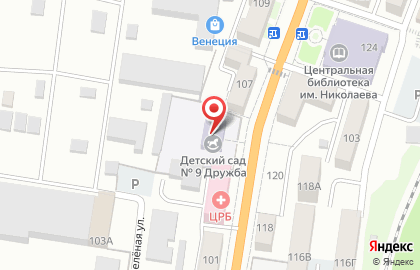 Детский сад Дружба №9 на карте