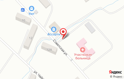 Магазин Ассорти на Советской улице на карте