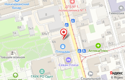 Химчистка-прачечная Мили на площади Толстого на карте