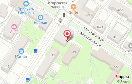 Пожарно-спасательный отряд противопожарной службы Пушкинского Района на карте