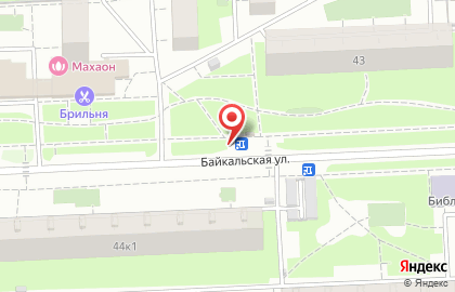 Киоск печатной продукции АМО-Пресс на Байкальской улице на карте