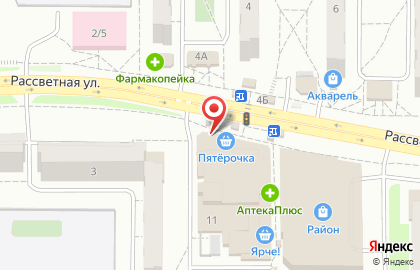 Кондитерский магазин Сладкое желание в Калининском районе на карте