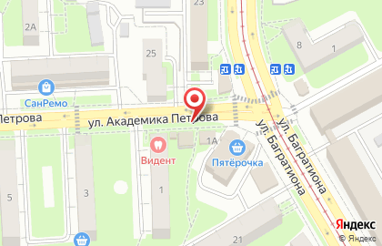 Продовольственный магазин Ермак в Смоленске на карте