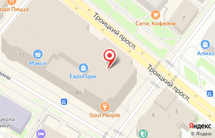 Автомойка В ЕвроПарке на карте