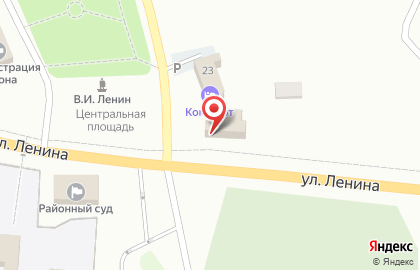 Гостиница Комфорт на улице Ленина на карте