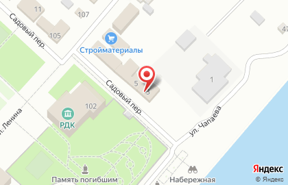 Супермаркет Магнит в Садовом переулке на карте