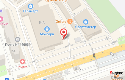 Салон связи Связной в Сызрани на карте