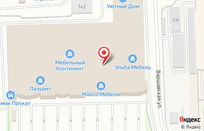 Магазин Askona на Варшавской улице на карте