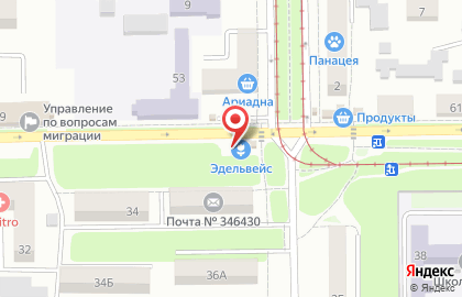 Киоск по продаже фруктов и овощей в Ростове-на-Дону на карте
