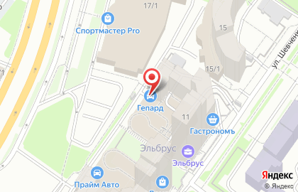 Автозапчасти в Новосибирске на карте