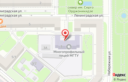 Горицвет на улице Ленинградской на карте
