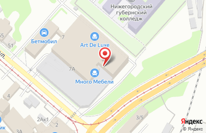Мебельный салон Антураж на Гордеевской улице на карте