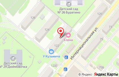 Салон-магазин МТС на Интернациональной улице на карте