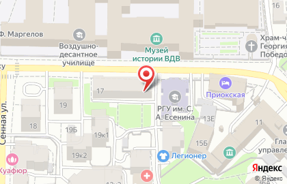 Агентство недвижимости Огни города на Семинарской улице на карте