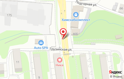 Киоск по продаже фруктов и овощей в Дзержинском районе на карте