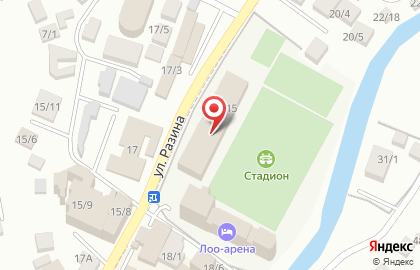Детский футбольный клуб Жемчужина Сочи в Лазаревском районе на карте
