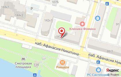 Анна на набережной Афанасия Никитина на карте
