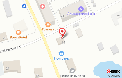 Банкомат АЭБ на Октябрьской улице на карте