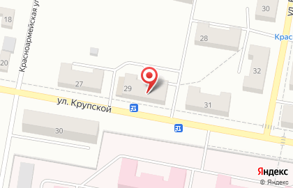Автомагазин Жигули на улице Крупской на карте