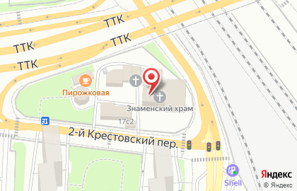 Храм Иконы Божией Матери Знамение в Переяславской Слободе с Крестильным Храмом Священномученика Александра Хотовицкого на карте