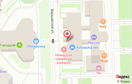 Детская студия театра и кино Лица в Московском районе на карте
